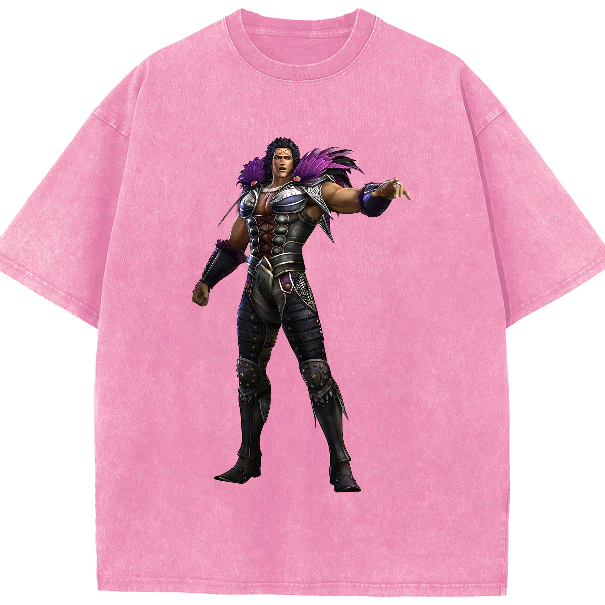 （画像用） 北斗の拳 Fist of the North Star 綿100% ヴィンテージ風 半袖Tシャツ（フロントプリント）